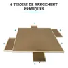 PiecePro Table de puzzle pour 1500 pièces avec 6 tiroirs - Voir les images du produit 3
