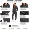 Damen Jogginganzug einfarbig 100% Baumwolle 586 Anthrazit L Produktbild-Vorschau 7