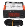 A digital temperature controller with a connected temperature probe. Podgląd zdjęcia produktu