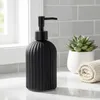 Vilde | Seifenspender aus Glas - Schwarz - 400 ml - Pump Produktbild-Vorschau 2