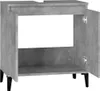 vidaXL Umývadlo Vanity Unit Concrete Grey 58x33x60 cm Drevo Náhľad obrázku produktu 6