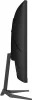 Side view of a black computer monitor on a stand. Produktbild-Vorschau