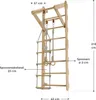 Žebřiny 301181, nástěnné tyče pro děti, lezecká stěna s Náhled obrázku produktu 12