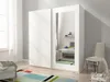Kleiderschrank 200 cm MELODY 8 – weiß Produktbild-Vorschau 1