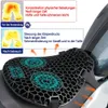 Motorrad Gel Sitzkissen, 3D Wabenstruktur Stoßdämpfung & Produktbild-Vorschau 9
