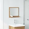 ZMH Miroir de salle de bain avec tablette Chêne Artisan Voir les images du produit 3