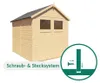 Alpholz Gerätehaus Alisha 202x252 cm mit 14mm Wandstärke Produktbild-Vorschau 27