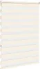 vidaXL Doppelrollo Marmorbeige 110x150cm Stoffbreite 105,9 Produktbild-Vorschau 3
