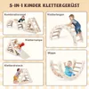5-in-1 Kletterset für Kinder mit Rutsche und verstellbarer Produktbild-Vorschau 3