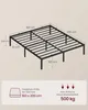 VASAGLE Doppelbettgestell, Bett, 160 x 200 cm, Metallbett, Produktbild-Vorschau 7