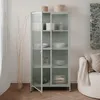 CALICOSY - Vitrine avec 2 portes vitrées et 3 étagères en Voir les images du produit 2