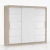 Schwebetürenschrank Kleiderschrank Schrank 250cm Sonoma Produktbild-Vorschau 2