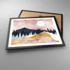 Gerahmtes Poster - Schwarzer Rahmen - Grafik Modern Produktbild-Vorschau 3