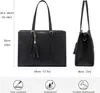 LOVEVOOK Laptoptasche 17 Zoll Damen Handtasche Leder Produktbild-Vorschau 6