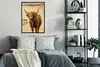 MuchoWow® Gerahmtes Poster Schottischer Highlander - Produktbild-Vorschau 5