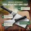 zestaw łopatek do grilla ze stali nierdzewnej flammtal - Podgląd zdjęcia produktu 5