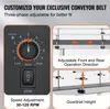 A close-up of a control panel and operational features of a conveyor belt system. Náhled obrázku produktu