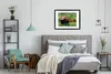 MuchoWow® Gerahmtes Poster Roter Panda - Blumen - Lila Produktbild-Vorschau 7