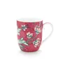 Pip Studio Flower Festival Frühstück Set 3-tlg. Dunkelrosa Produktbild-Vorschau 7