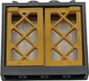LEGO® 1x4x3 Fenster Golden Grauer Rahmen für Haus, Gebäude Produktbild-Vorschau 2
