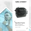 Torba męska ze sztucznej skóry Street czarna 35x14x30 Podgląd zdjęcia produktu 3