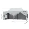 VEVOR Pavillon 304,8x609,6x320cm Gartenzelt 500D Produktbild-Vorschau 9