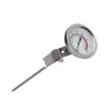 A stainless steel oven thermometer is shown against a white background. Náhled obrázku produktu