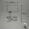 Schreibtischlampe Leselampe Klemmleuchte Schwenkbar Produktbild-Vorschau 7