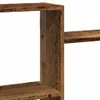 Nástěnná police old wood 159 x 18 x 65 cm kompozitní dřevo Náhled obrázku produktu 6