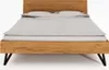 Bett Rolo 2 Sonderlänge 100x190 Wildeiche massiv Produktbild-Vorschau 2