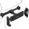 A black car headrest mount for a smartphone or tablet. Produktbild-Vorschau