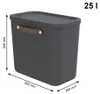 Rotho Aufbewahrungsbox 25L Maloja - Kunststoffbox 40 x 23,5 Produktbild-Vorschau 4