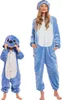 Nikcorp Oblek Pyžamo Dámské Dětské Onesie Postava Modrá Náhled obrázku produktu 8