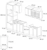 Cucina componibile Vicco R-Line Nero lucido 300 cm con Anteprima dell’immagine prodotto 7