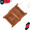 A wicker basket for firewood is shown from a top-down perspective, placed on a blueprint background. Náhľad obrázku produktu