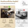 okwish Letto imbottito Letto matrimoniale Letto contenitore Anteprima dell’immagine prodotto 7
