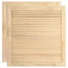 vidaXL Portes à lamelles 2 pcs. Pin massif 61,5x59,4 cm Voir les images du produit 8