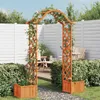 vidaXL Pergola da giardino con fioriera in legno massiccio Anteprima dell’immagine prodotto 1