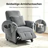 Elektrischer Relaxsessel mit 2-Motor, Liegesessel mit 360° Produktbild-Vorschau 2