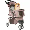 SUGIFT Hundewagen mit Aufbewahrungskorb, Hundebuggy Produktbild-Vorschau 2