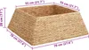 vidaXL Col de sapin de Noël Marron 70 x 70 x 28 cm Jacinthe Voir les images du produit 7