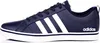 A side view of a dark blue Adidas sneaker with white stripes. Náhľad obrázku produktu