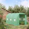 Zahradní fóliový tunel Skleník Pevná odolná konstrukce 2X3M Náhled obrázku produktu 9