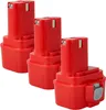 vhbw 3x Akku kompatibel mit Makita T221D, T1022DW, T422DW, Produktbild-Vorschau 1