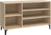 vidaXL Regál na topánky Sonoma dub 102x36x60 cm odvodený Náhľad obrázku produktu 1