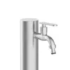 Wasserzapfsäule Garten rund Edelstahl 93 cm Wasserhahn Produktbild-Vorschau 2