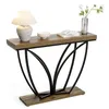 A console table with a lamp, a decorative bowl, a book, and a vase with flowers. Podgląd zdjęcia produktu