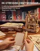Baukasten Robotime Klassische Druckpresse LK602 Holz 21,5 x Produktbild-Vorschau 8