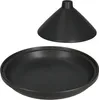 Tajine kameninová modročerná mísa s víkem pekáč na pečení Náhled obrázku produktu 1