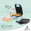 Giles Mini Treat Maker 3v1 vaflovač 650 W, pastelově modrý Náhled obrázku produktu 2